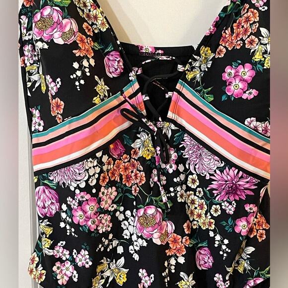 KENNETH COLE REACTION Bloomin Beauty One-piece Swimsuit - NWT - 1X - Picture 3 of 10